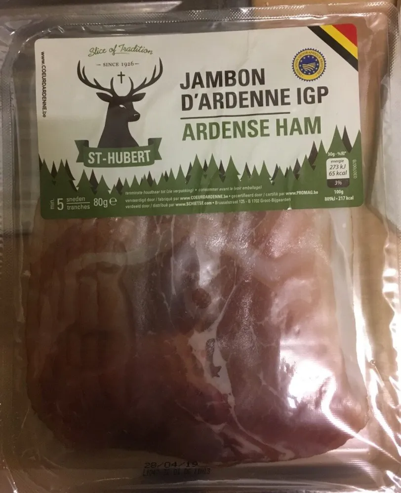 Jambon d'Ardenne IGP