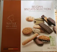 Belgian biscuits selection