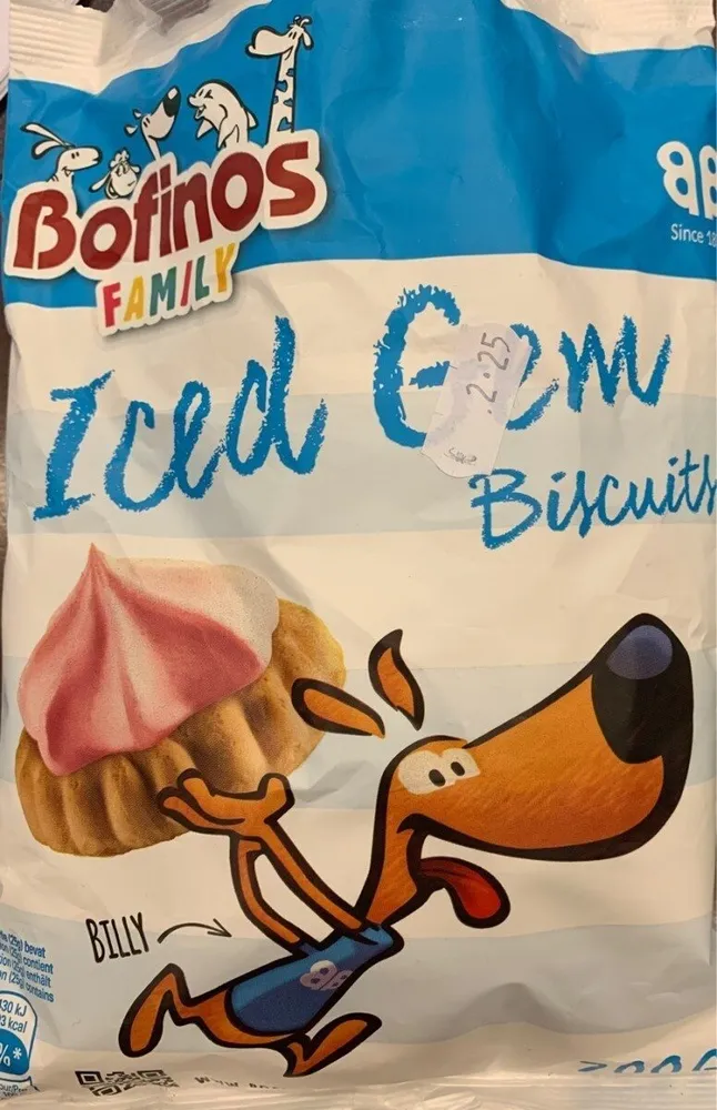 Iced gem biscuit