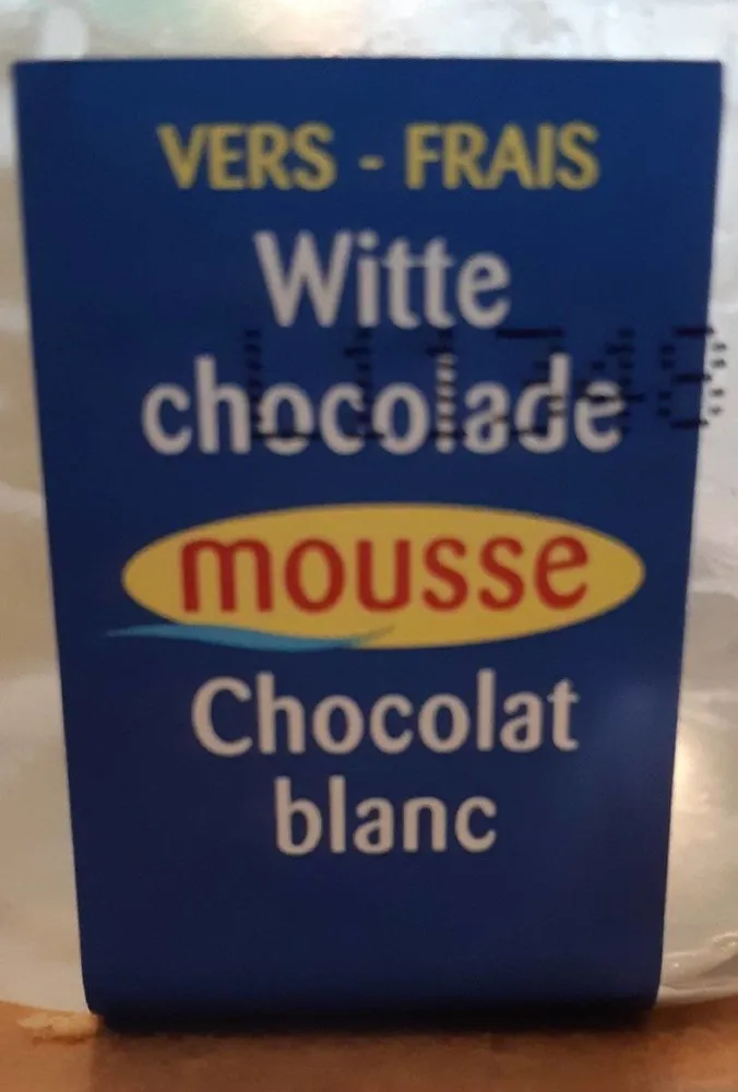 Mousse chocolat blanc