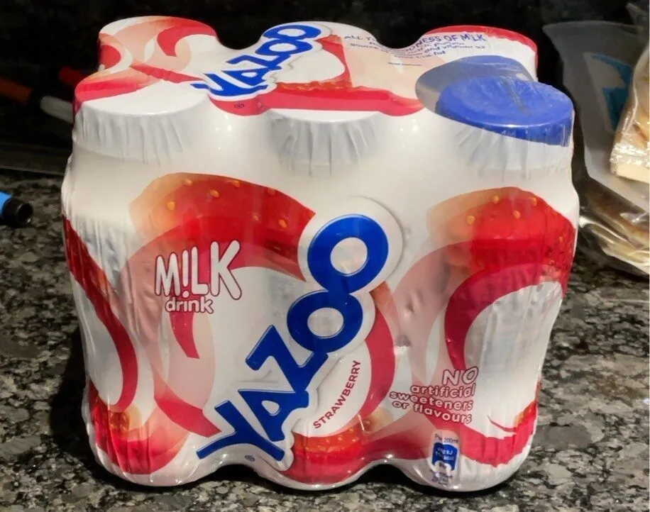 Strawberry milk drink