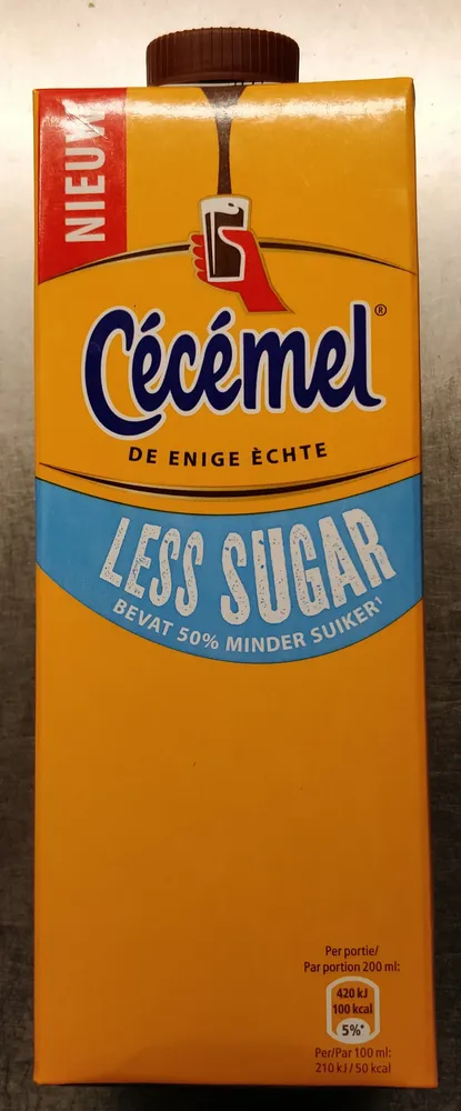 Chocodrank op basis van melk met zoetstoffen (UHT)