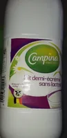 Lait  demi  écrémé sans lactose