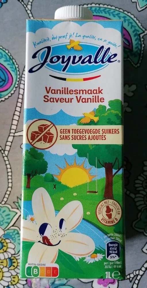 Lait saveur vanille