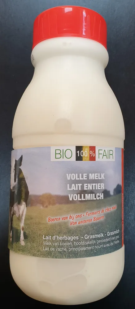 Lait entier d'herbages