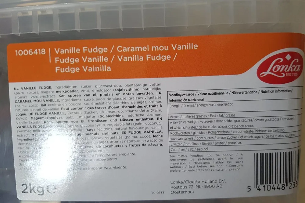 Caramel mou vanille