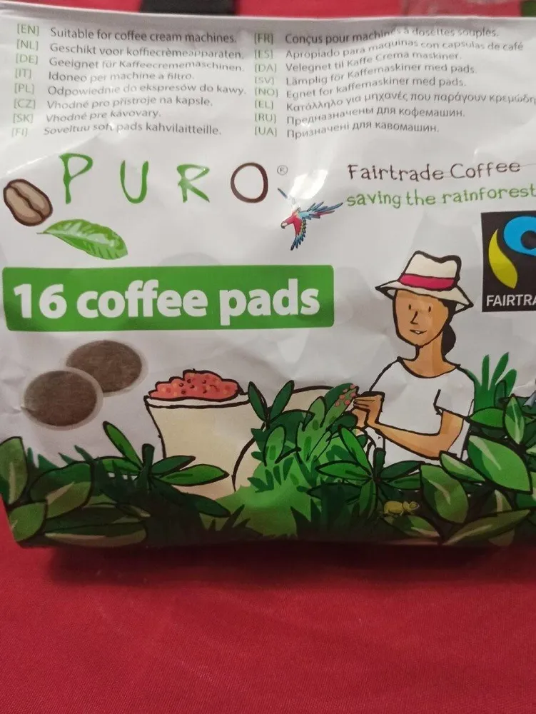 Puro 16 coffee pads
