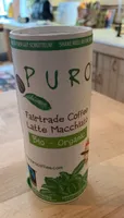 Fairtrade coffee latte macchiato