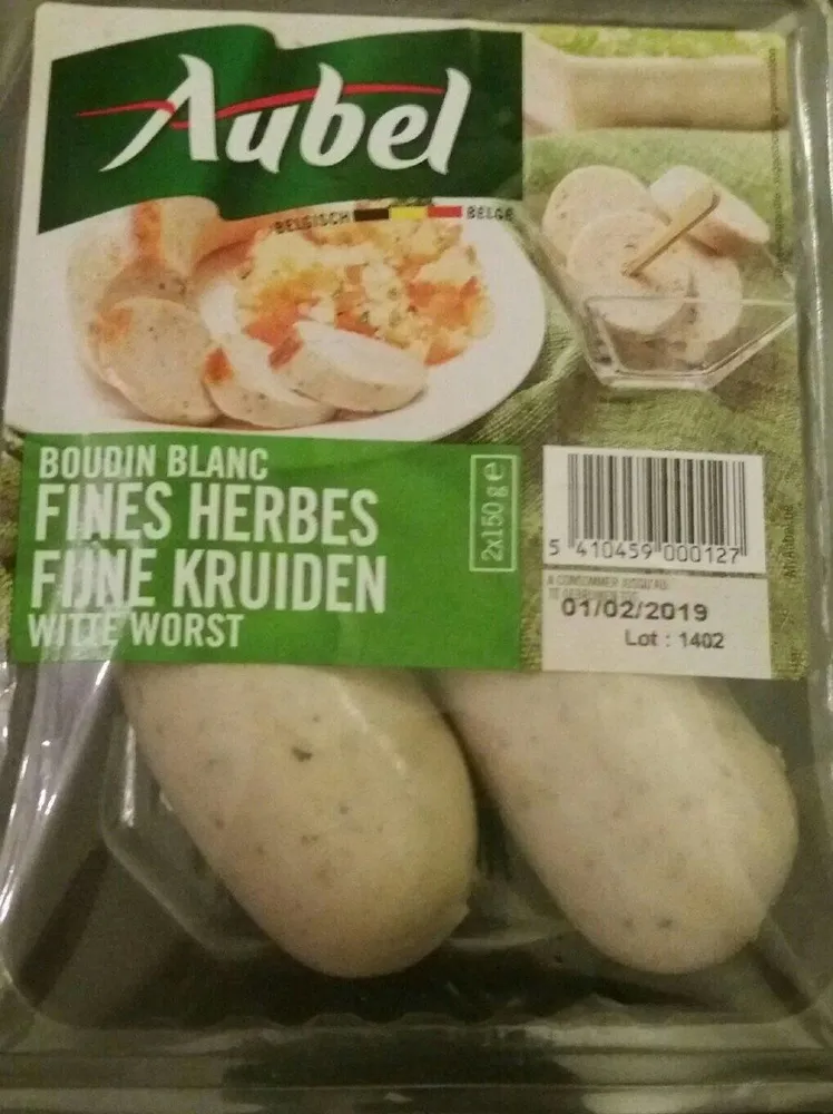 Boudin blanc fines herbes