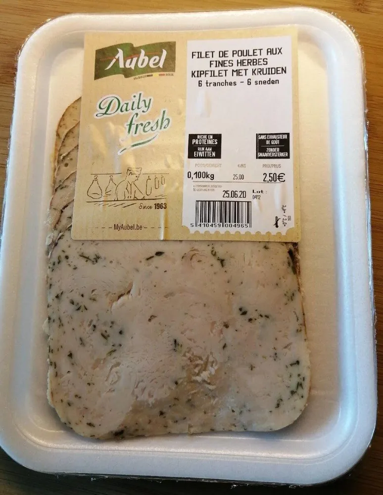 Filet de poulet aux fines herbes