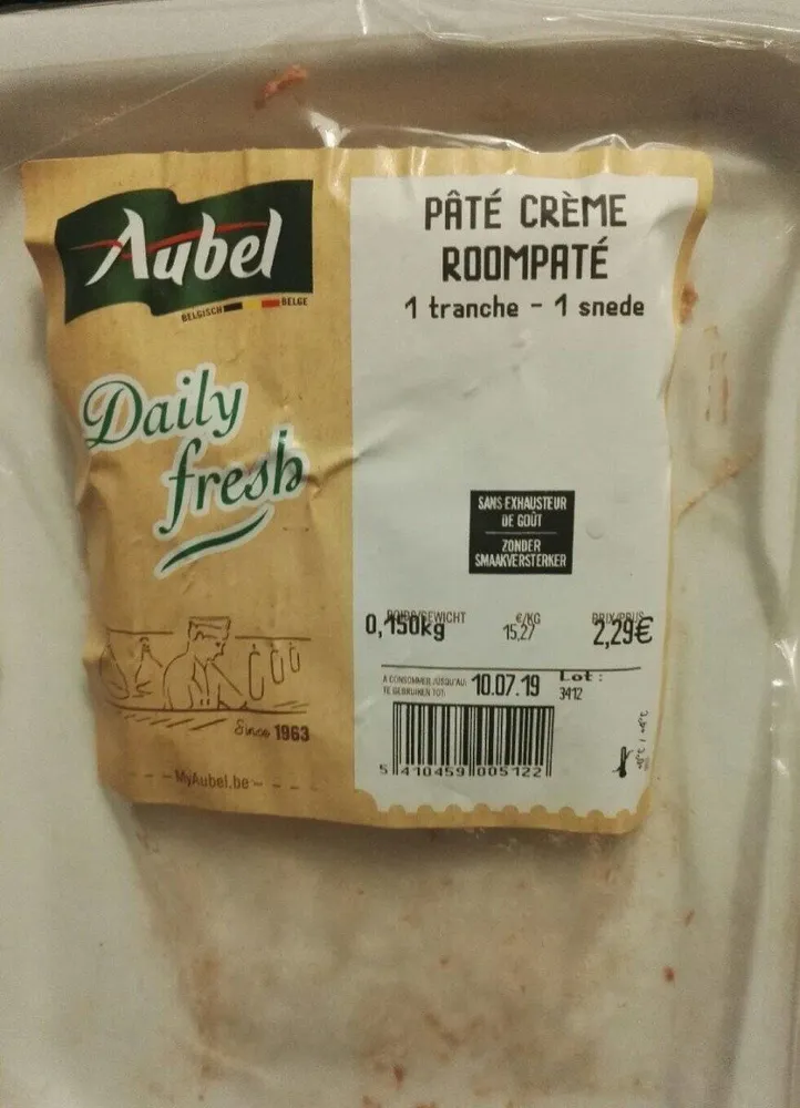 Pâté crème