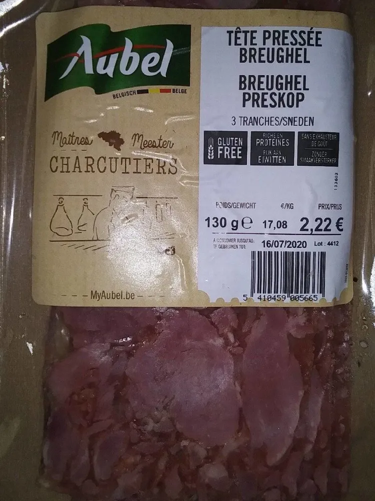 Tête pressée Breughel Aubel