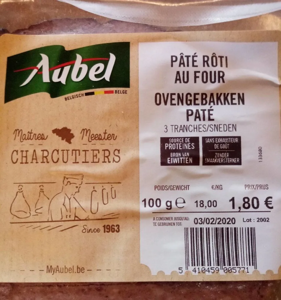 Pâté rôti au four