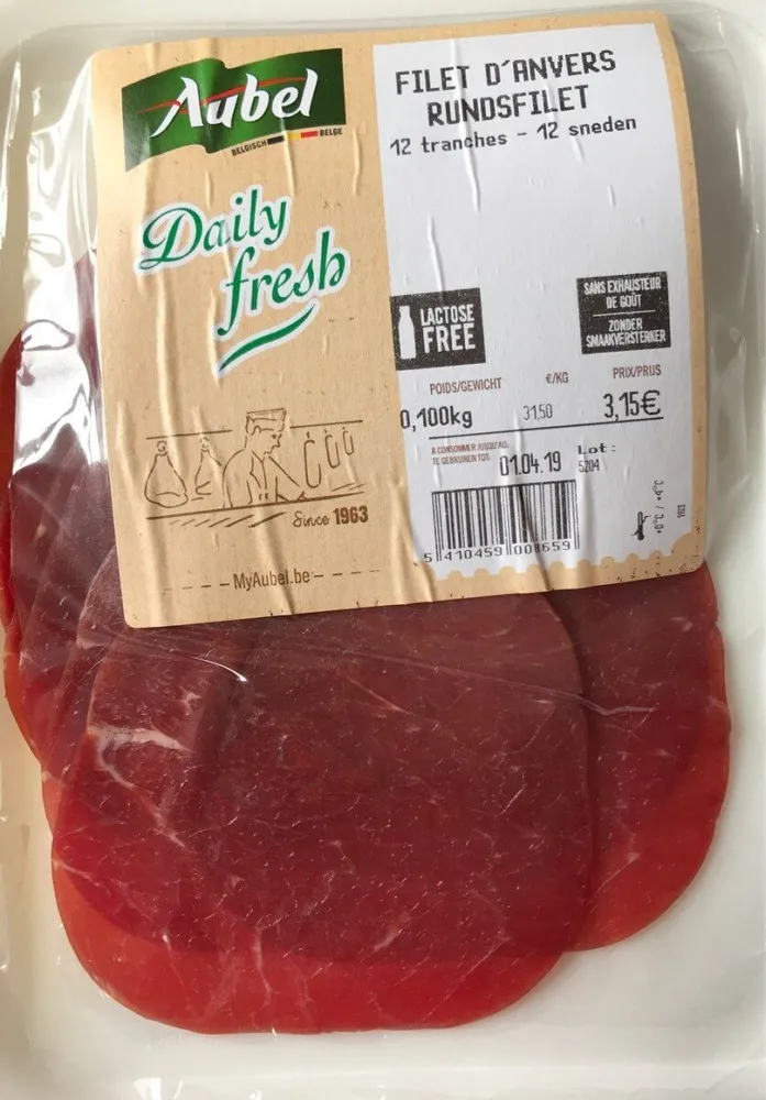 Filet d'anvers ( Rundsfilet )