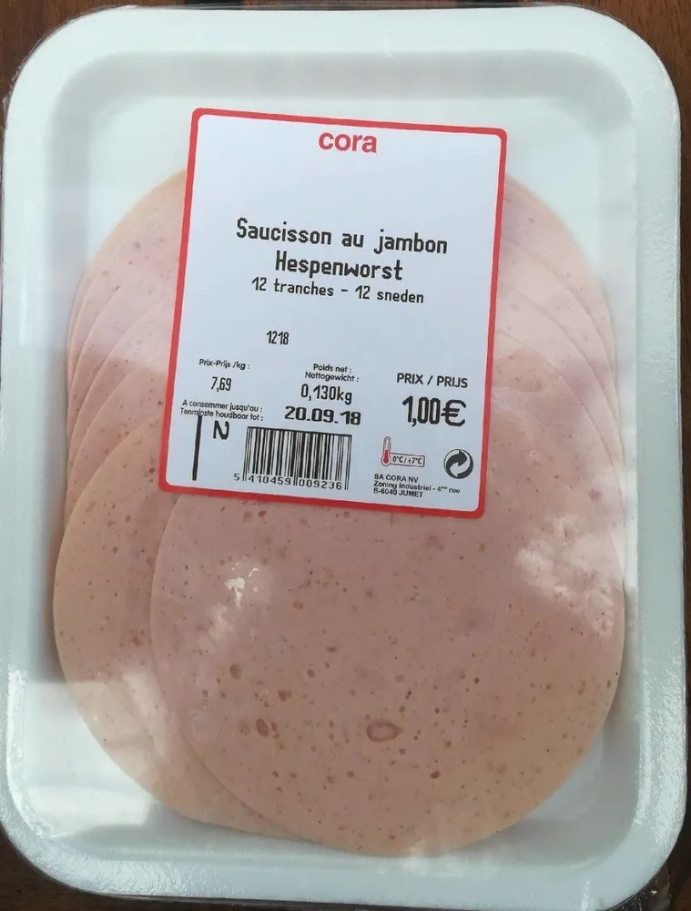 Saucisson au jambon hespenworst