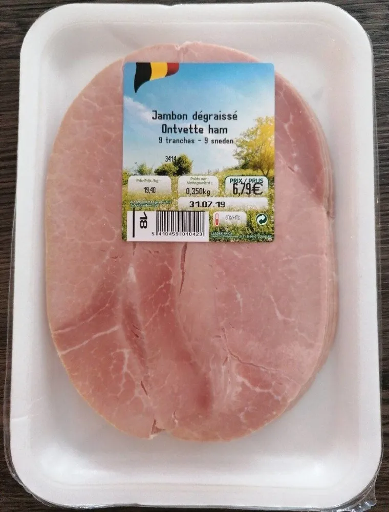 Jambon dégraissé