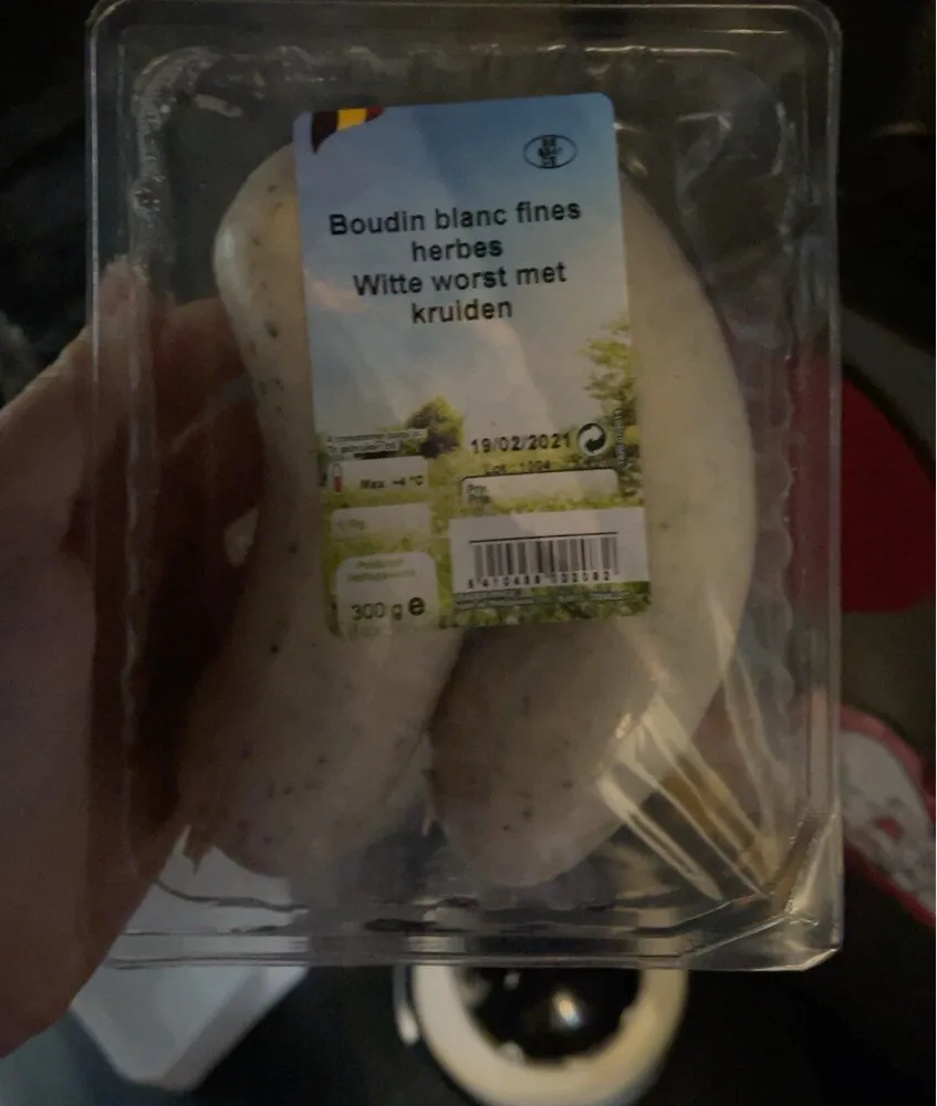 Boudin blanc fines herbes