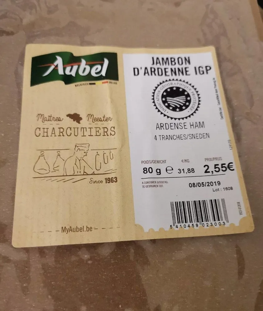 Jambon d'Ardenne IGP