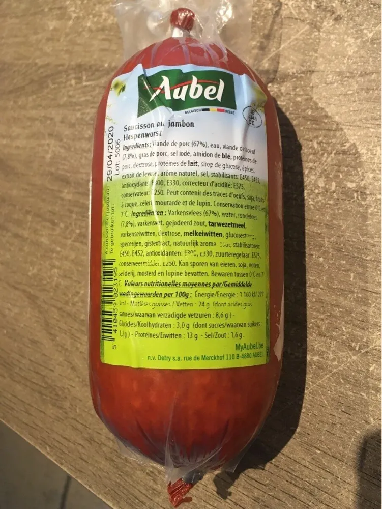 Saucisson au jambon