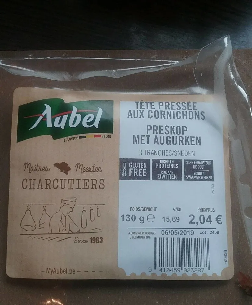 Téte pressée aux cornichon