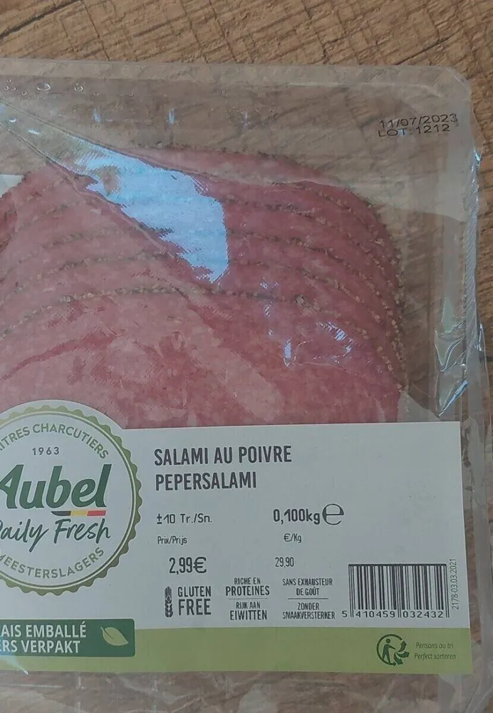 Salami au poivre