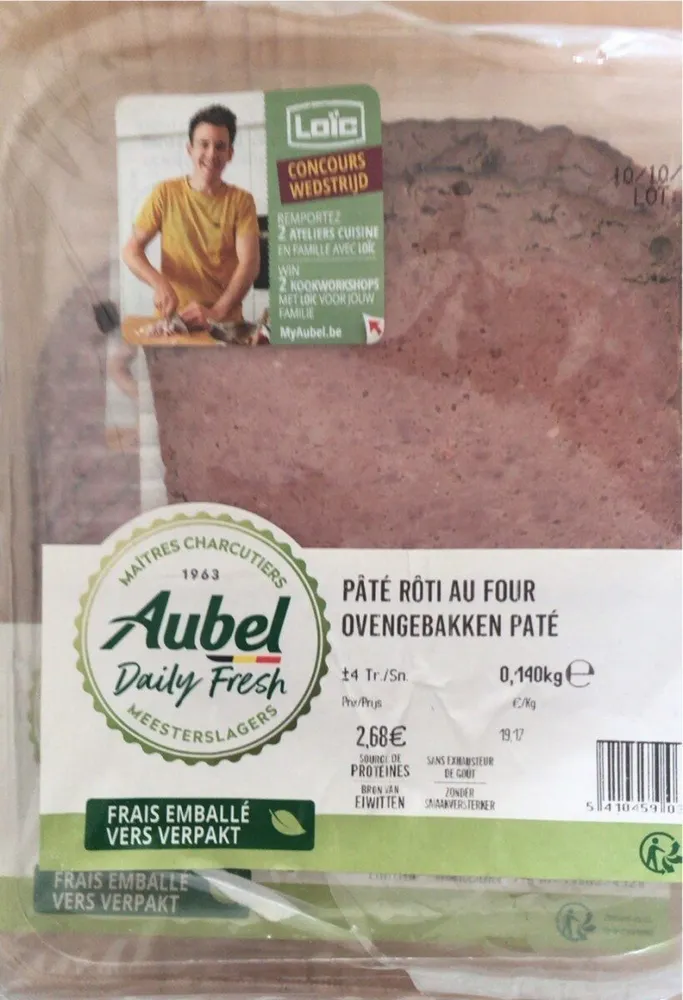 Pâté roti au four