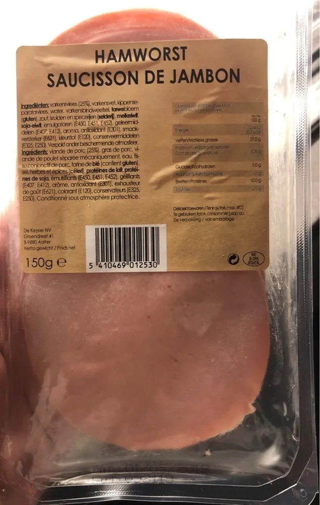 Saucisson jambon