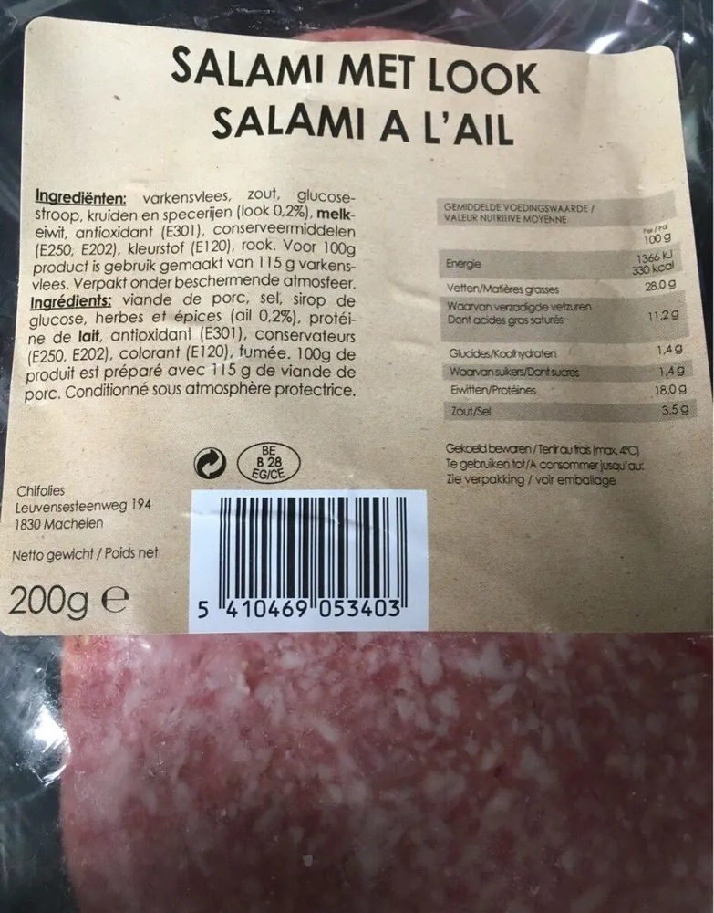 Salami a l'ail