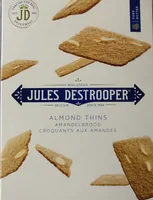 Jules Destrooper Almond Thins 75 Grams