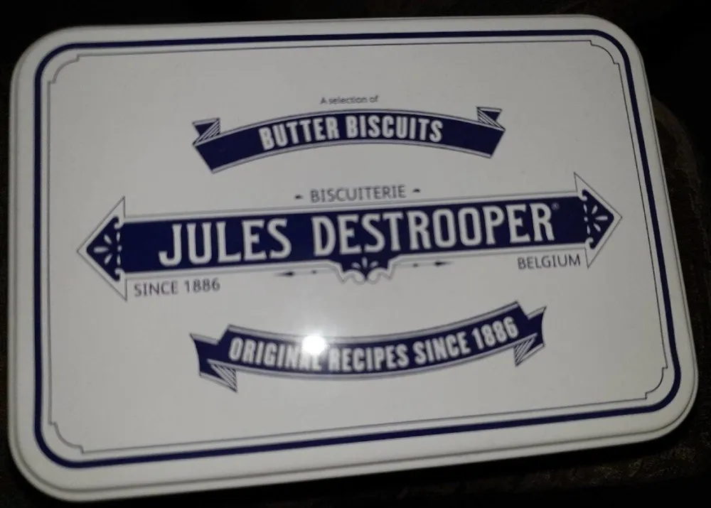 Natuurboterwafels In Mini Retroblik 75g