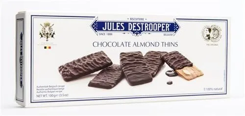Pain A. amandes Enrobé Choc. noir 14X100G