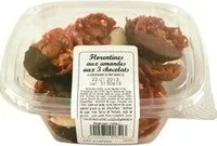 Florentines aux amandes aux 3 chocolats, la barquette de 133 g