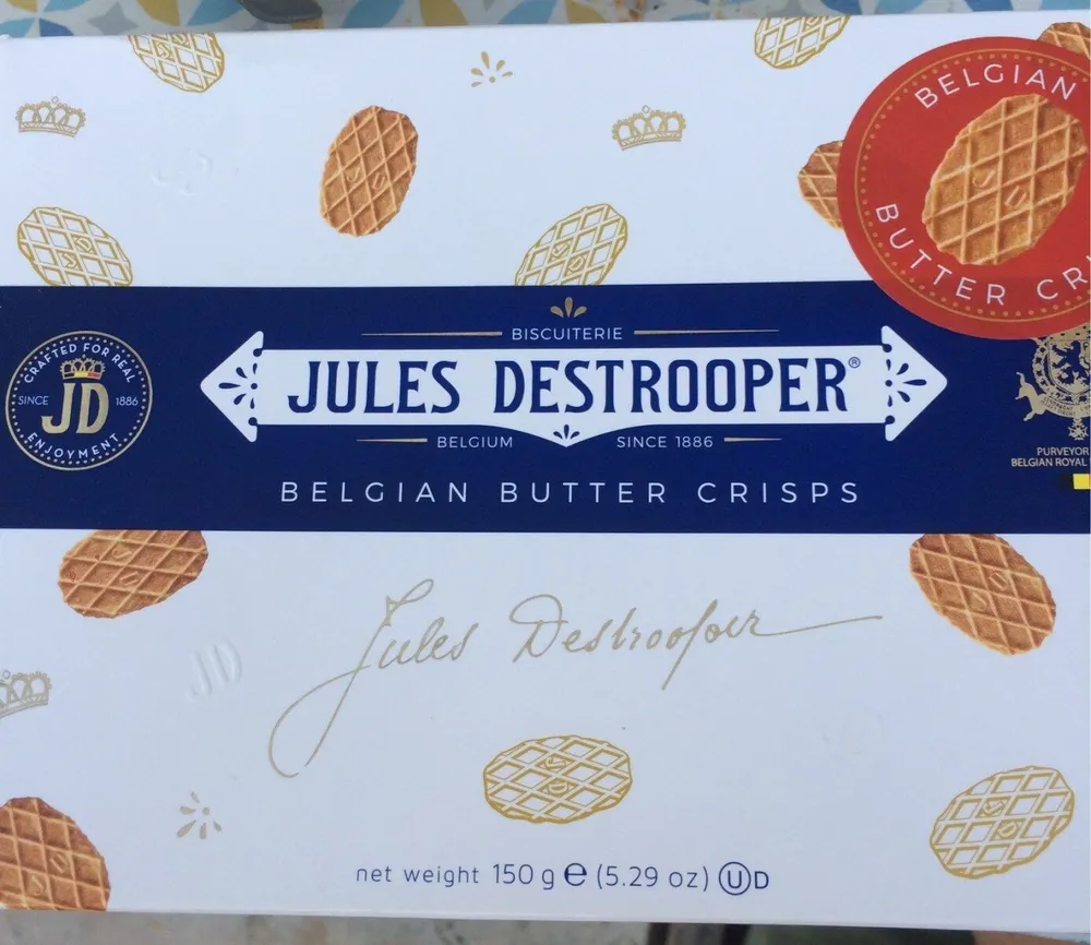 Belgium butter crisps