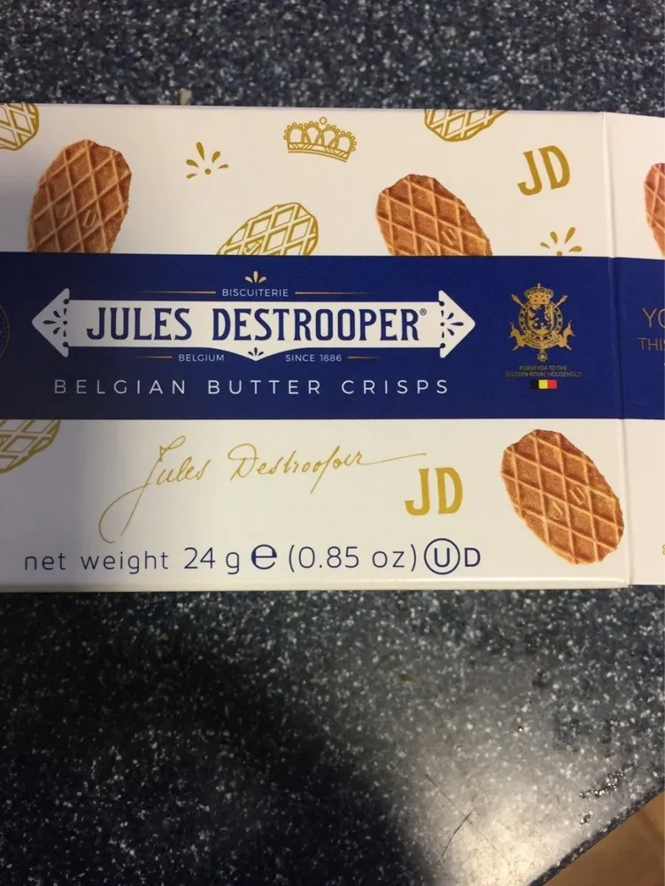 Belgian butter crisps