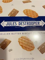 Belgian butter biscuit selection