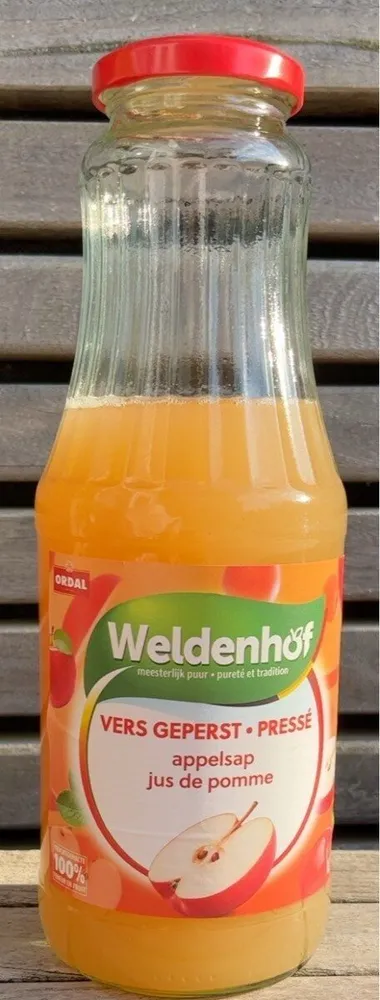Weldenhof vers geperst appelsap