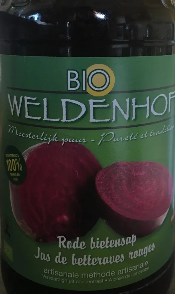 Jus de betteraves rouges