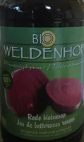 Jus de betteraves rouges