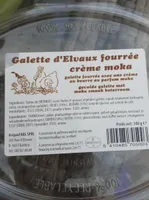 Galette d elvaux fourre moka