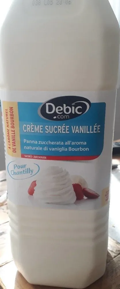 Crème Uht Sucrée Vanillée