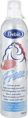 Crème Sucrée Sous Pression, 700 Millilitres, Marque Debic