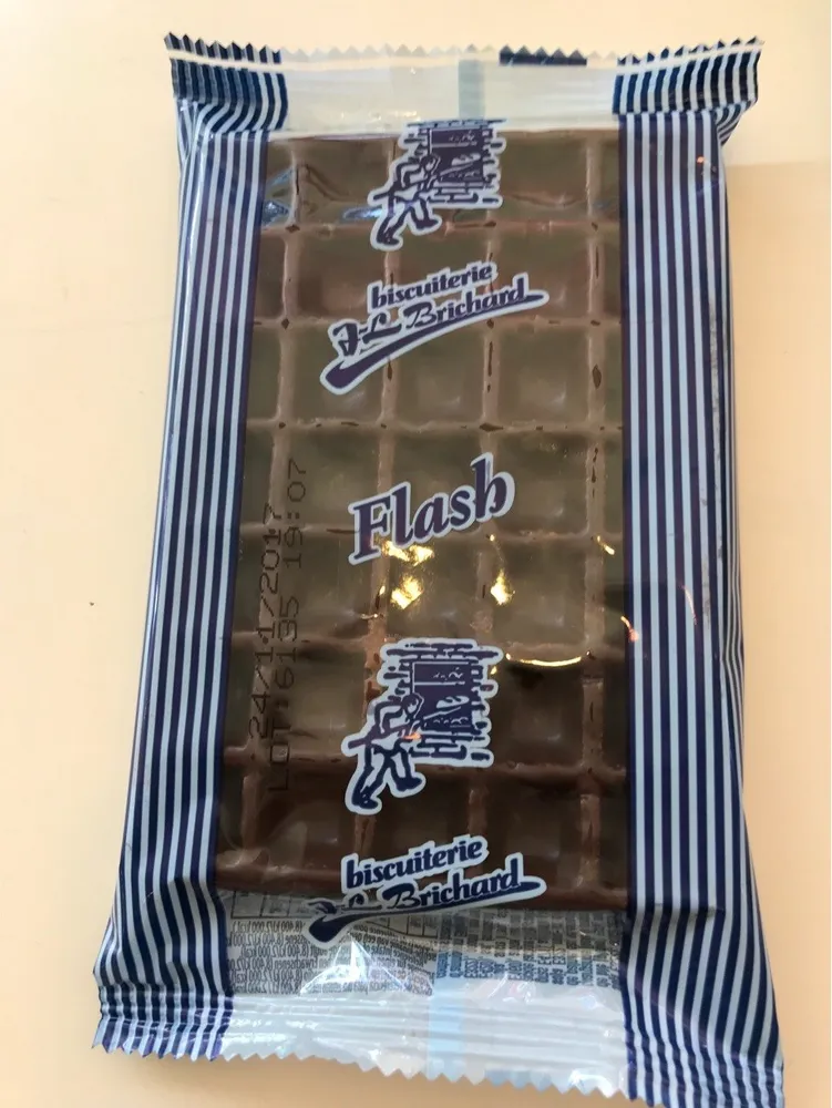 Gaufre molle nappée goût cacao