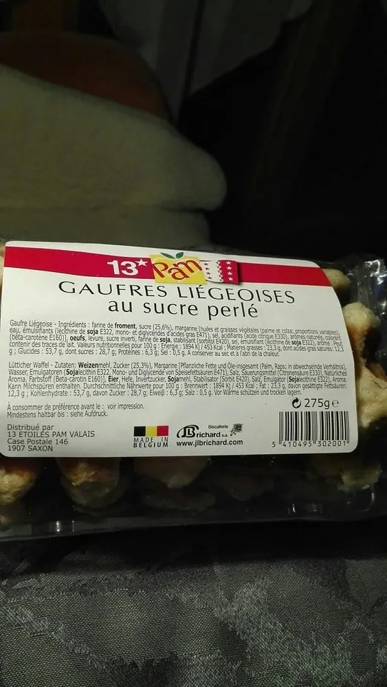 Gaufres Liégeoises au sucre perlé