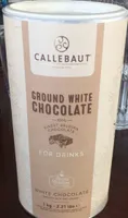 Ground white chocolate