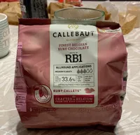 Finest belgian ruby chocolate