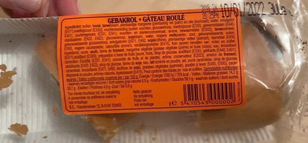 Gateau roule