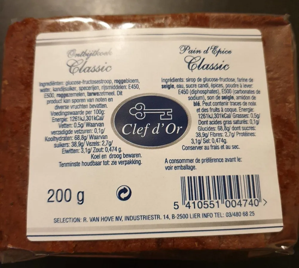 Pain d'épice classic