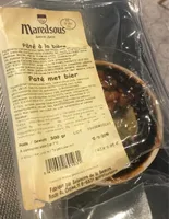 Pate a la biere de Maredsous