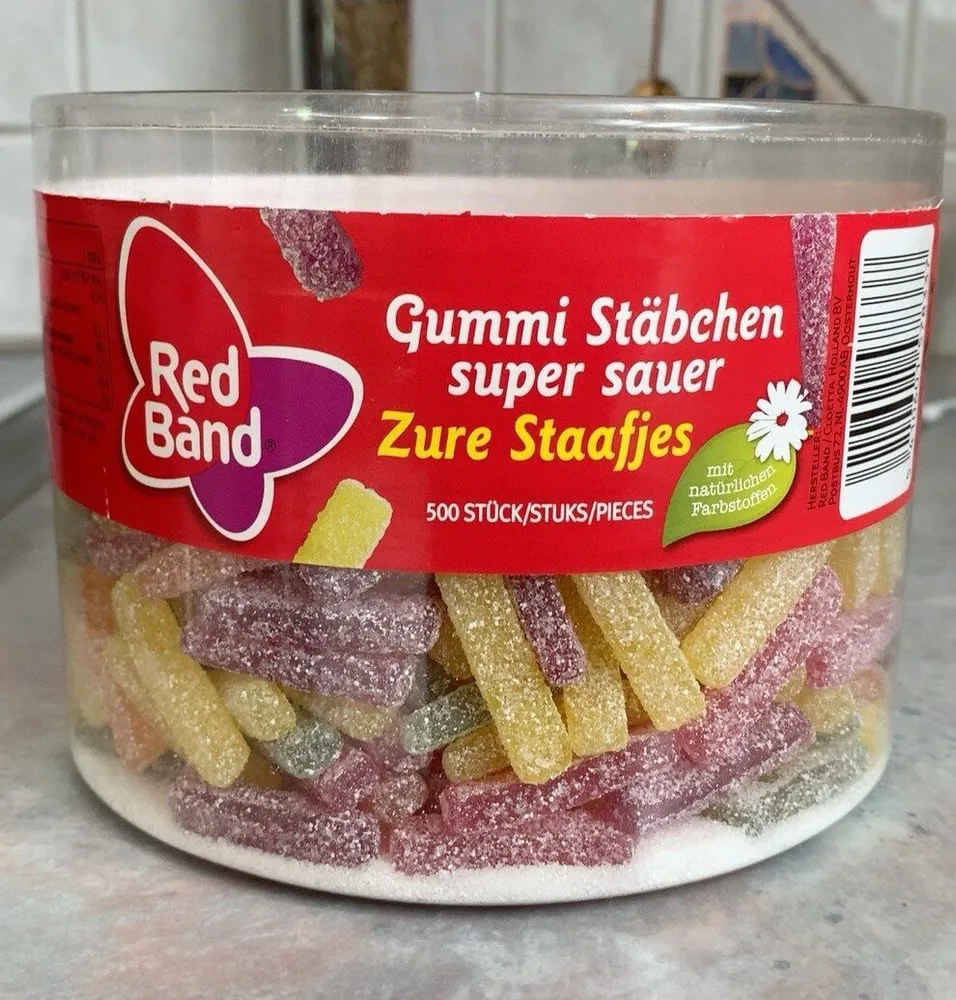 Gummi Stäbchen super sauer