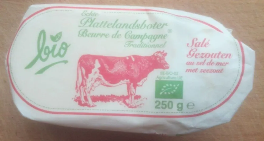 Beurre de campagne traditionnel bio